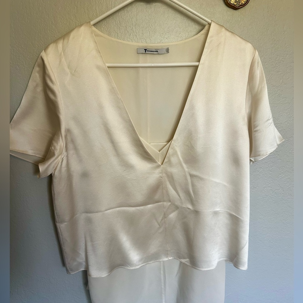 Alexander Wang Silk top with a cami size 10